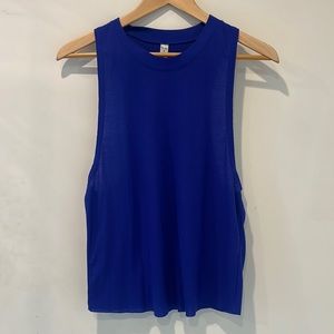 ALO YOGA Crop Knit Muscle Tank